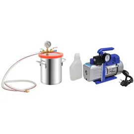 vidaXL Vakuumkammer mit Einstufiger Pumpe 5,5 L