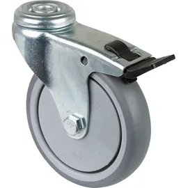 BS Rollen Apparaterolle A321.A85.100 Lenkrolle mit Totalfeststeller, Raddurchmesser 100 mm,