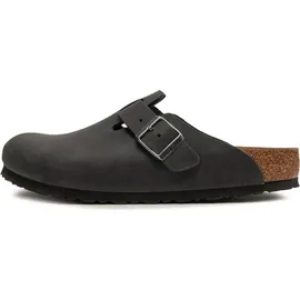 Birkenstock Boston Nubukleder geölt schwarz 46