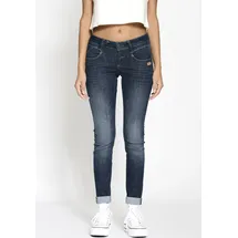 Gang Skinny-fit-Jeans »94NENA« mit modischer Waschung GANG blue black wash