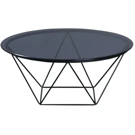M2 Kollektion Galinara Schwarz Glas 70 x 70 cm