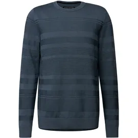 STREET ONE Rundhalspullover Blau XL
