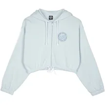 Santa Cruz Hoodie Check Outline Ringed Dot Zip in Blau | Gr.: 14