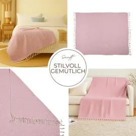 Marrakesch Orient & Mediterran Interior Calix Tagesdecke 125 x 150 cm Pink/Rosa