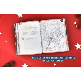 Edition Michael Fischer Mein Adventskalender-Buch zum Ausmalen: Colorful Christmas