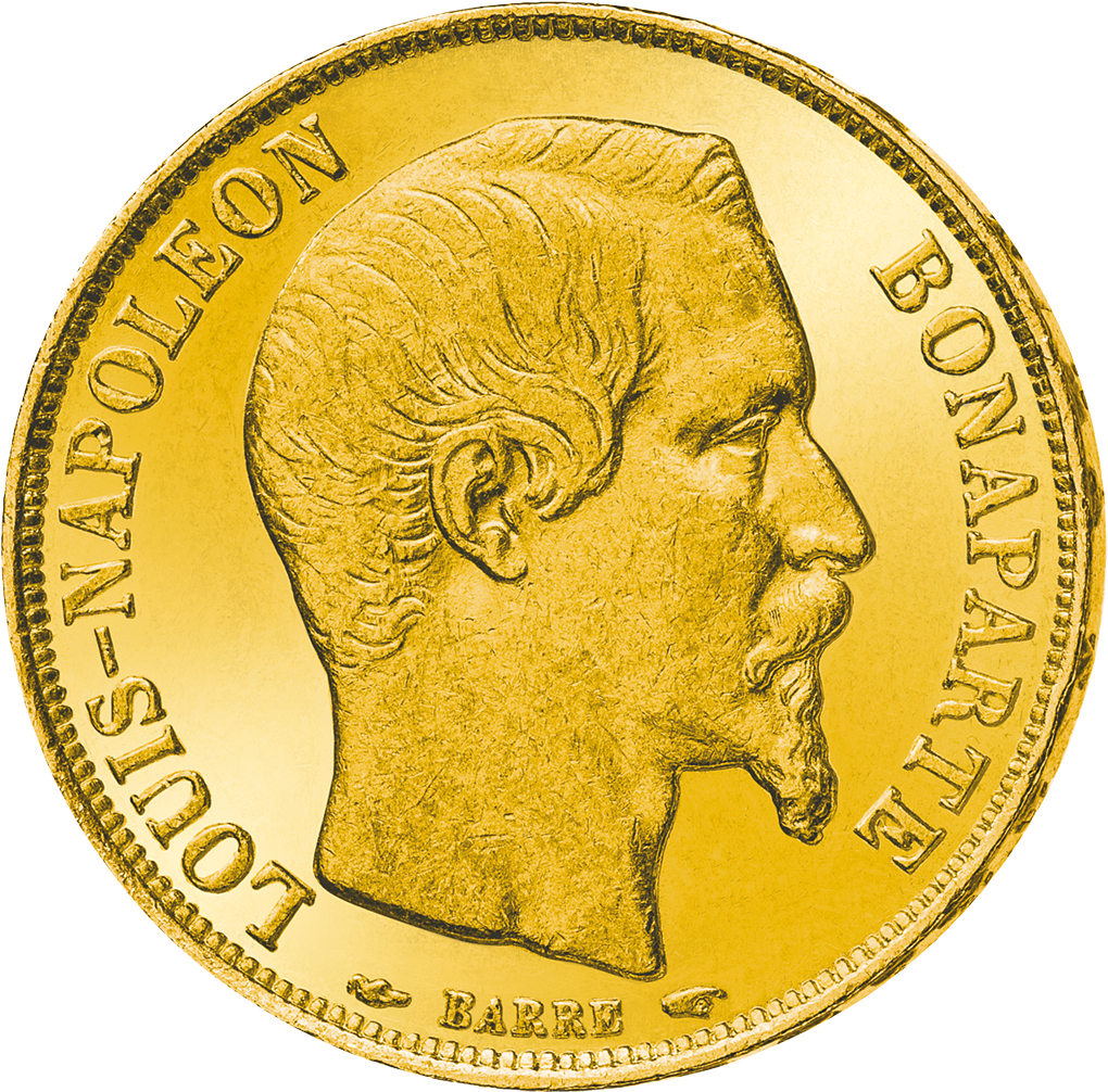 Präsident Napoleon Bonaparte – Frankreich 20 Francs 1852