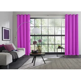 Wirth Vorhang WIRTH "Dim out" Gr. 2, lila, B:145cm H:180cm, Polyester, Gardinen