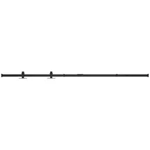 vidaXL Mini Schiebetür-Set aus Karbonstahl, 122 cm