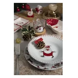 Excelsa Snowman Set mit 4 Schüsseln, 17 x 13 cm, Keramik