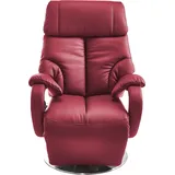 TV-Sessel SIT & MORE "Invito", rot (feuerrot), B:80cm H:111cm T:80cm, NaturLEDER (echtes Rindsleder);Luxus-Microfaser (100% Polyester);Luxus-Kunstleder, Sessel, Fernsehsessel, in Größe S, wahlweise mit Motor und Aufstehhilfe