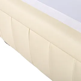 Beliani Sofa Creme Chesterfield