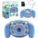 Lexibook Disney Stitch - 4-in-1-Kinderkamera mit Foto-, Video-, Audio- und Spielfunktionen, 32GB SD-Karte enthalten - DJ080D