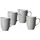 Ritzenhoff & Breker Doppio Kaffeetasse 0,32 l Grau 4 St.