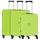 Travelite Orbita 4-Rollen One Size / 360° drehbar / 0 cm / 0 l gold/grün