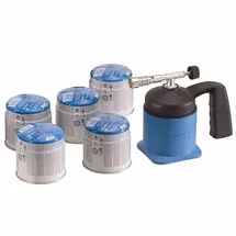 CFH Lötlampe LM 1000 Set inkl. 5 Kartuschen