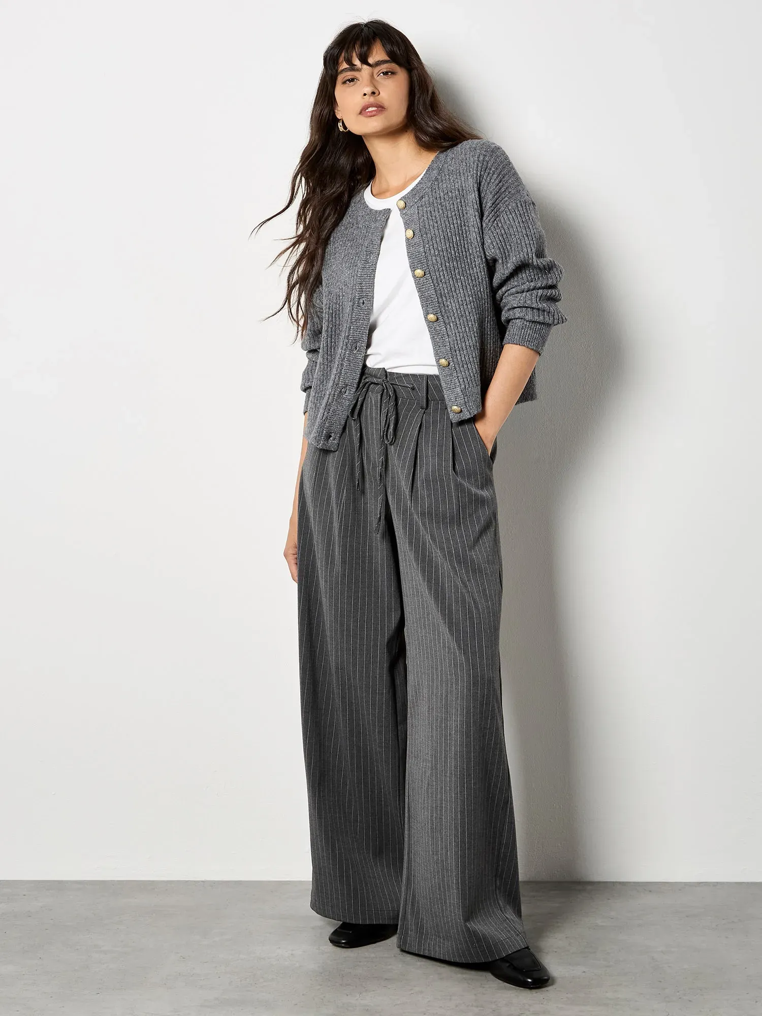 Bundfaltenhose APRICOT 