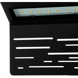 Easylight Außenwandleuchte Aluminium Glas 15 cm 6 W 700 lm inkl. IP44 Schwarz