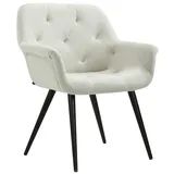 CLP Esszimmerstuhl Langford beige/Stoff