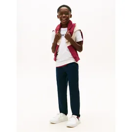 Tommy Hilfiger T-Shirt Regular fit, für Kinder bis 16 Jahre, Druck weiß 12 (152)