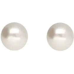 Paar Ohrstecker FIRETTI "Schmuck Geschenk Ohrschmuck Perle", bunt (silberfarben, weiß), Ohrringe, Silber 925 (Sterlingsilber)-Perlen, Silber 925 (Sterlingsilber), Perlen, mit Süßwasserzuchtperle