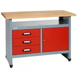 Küpper Werkbank  (L x B x H: 60 x 120 x 84 cm, Anzahl Schubladen: 3 Stk.)