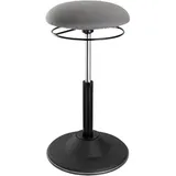 Logilink Fitness-Hocker EO0022 Stoff Grau