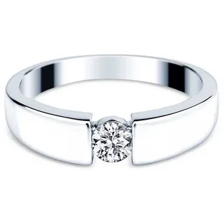 Adam & Eve Verlobungsring Verlobungsring Brillantring 585/- Weißgold 0,25 ct. weiß 50