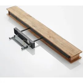 LINDBY Malwin 6-flg. 100 cm Holz dunkel