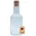 Intirilife Glaskaraffe 1.7 Liter Kristall Krug Karaffe in Transparent - Gold | Gr.: onesize