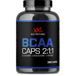 BCAA Caps 1000mg Aminosäuren - 200 Kapseln - XXL Nutrition