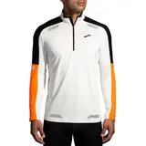 Brooks Herren Run Visible 1/2 Zip 2.0 weiß