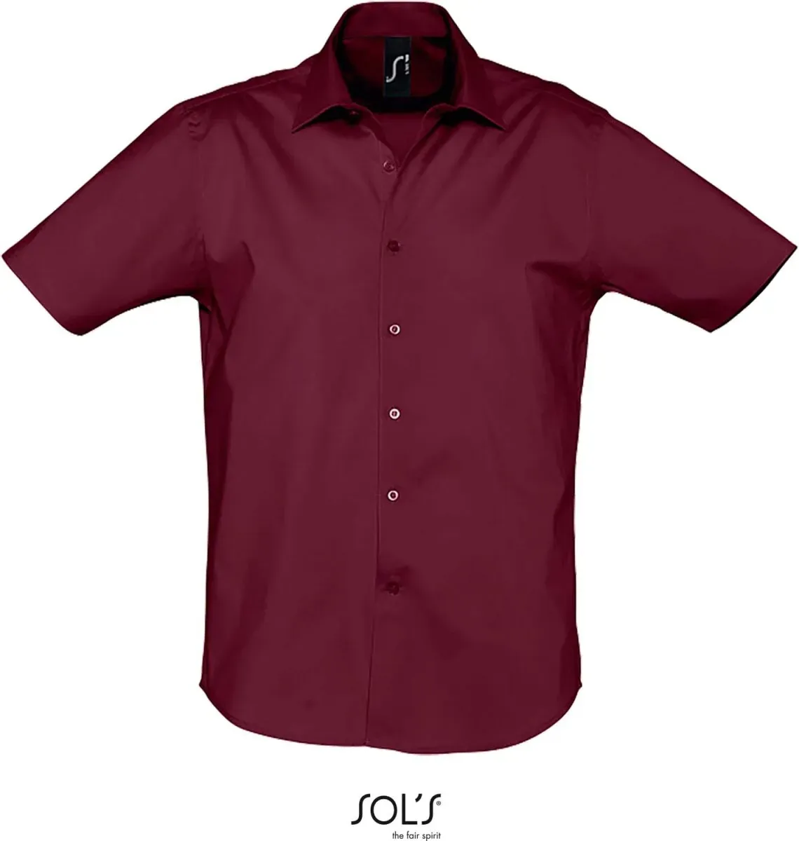 SOLS Herren Stretch Hemd kurzarm 17030