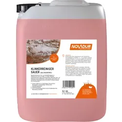 NOVADUR Klinkerreiniger sauer (Salzsäurefrei), Klinkerreiniger sauer (Salzsäurefrei), 10 l - Kanister