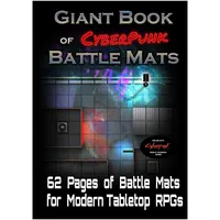 Loke Battlemats Giant Book of Cyberpunk Battle Mats