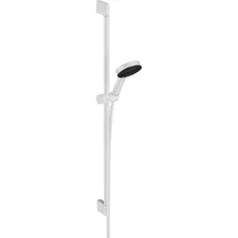 Hansgrohe Pulsify Select S Duschset 105 Relaxation wassersparend mit Duschstange 90 cm 3 Strahlarten 8.20 l/min)