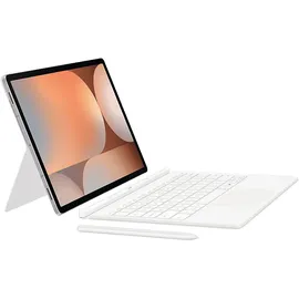 Samsung Book Cover Keyboard für Galaxy Tab S9+ S9 FE+ weiß,