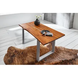 möbelliebling Tischplatte Baumkante Akazie Cognac 180 x 90 cm Esra