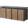 ML-Design Mülltonnenbox 260 x 80 x 120 cm braun