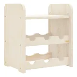 vidaXL Weinregal mit Oberplatte 33x25x37 cm Massivholz Kiefer