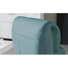 HIMOLLA Relaxsessel 7628 Leder 83 x 113 x 92 cm Türkis/Petrol mit Relax-Funktion
