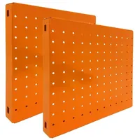 Proregal Memoboard aus Stahl gelocht | HxBxT 30x30x3,5cm |