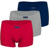Tom Tailor Herren Shorts - X-LASTIC, Boxer, Pants, Stretch Cotton, Vorteilspack Mehrfarbig M