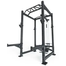 Atletica R8-Blade Power Rack | 226 cm Höhe | 123x211 cm Grundfläche | 213 kg schwarz No Size