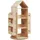 [en.casa] Kinderregal Sanköre 122 x 64 x 43 cm Kiefernholz natur beige