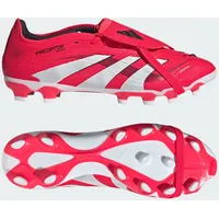 Adidas Herren Fussball-Rasenschuhe Predator Pro, LUCRED/FTWWHT/CBLACK, 40 2/3