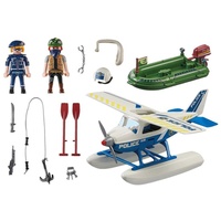 2x PLAYMOBIL City Action Polizei Wasserflugzeug 33er Set Zubehör Kinderspielzeug