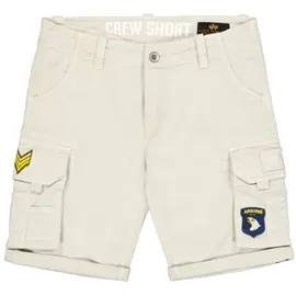 Alpha Industries Crew Patch Shorts stone, 36