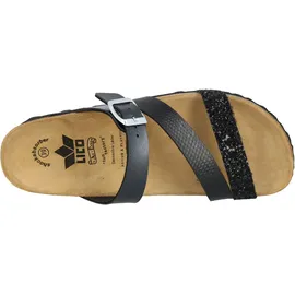 LICO Natural Glitter schwarz 36