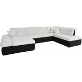 DOMO collection Wohnlandschaft »Moric«, im XXL-Format, wahlweise mit Bettfunktion und Armlehnenverstellung, inklusive loser Zierkissen, frei im Raum stellbar