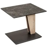 58 aufm Kessel BEISTELLTISCH Cella 55x47x47 höhenverstellbar Wildeiche/Nero | Gr.: onesize